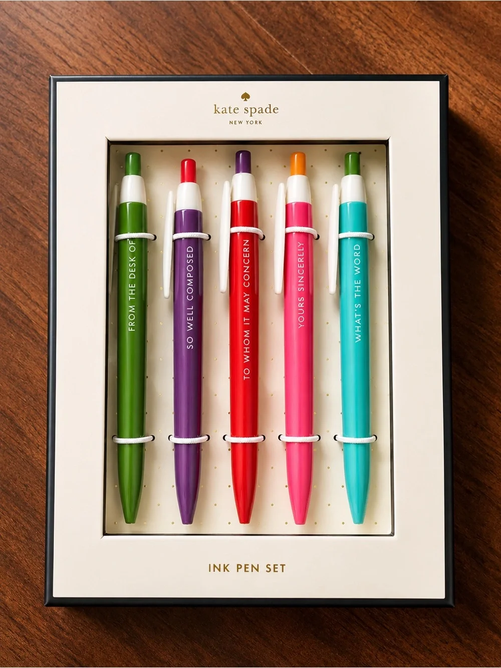 kate spade Bright Multicolor Ink Pen Set